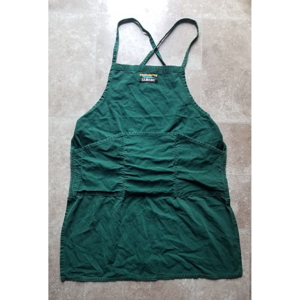 Vintage LL Bean Apron Green